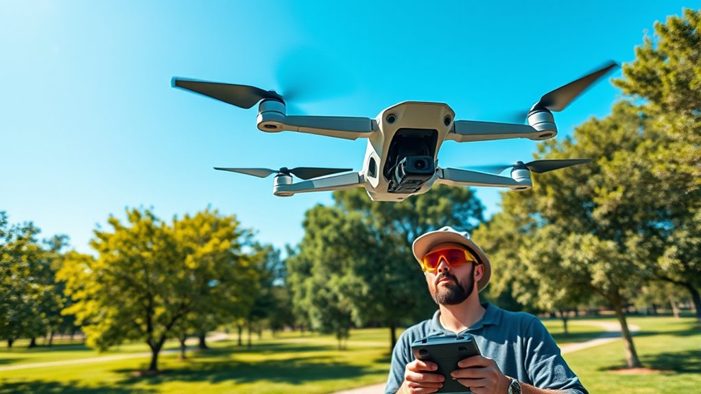 use drone safety features
