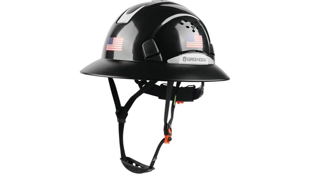 vented safety helmet with cooling