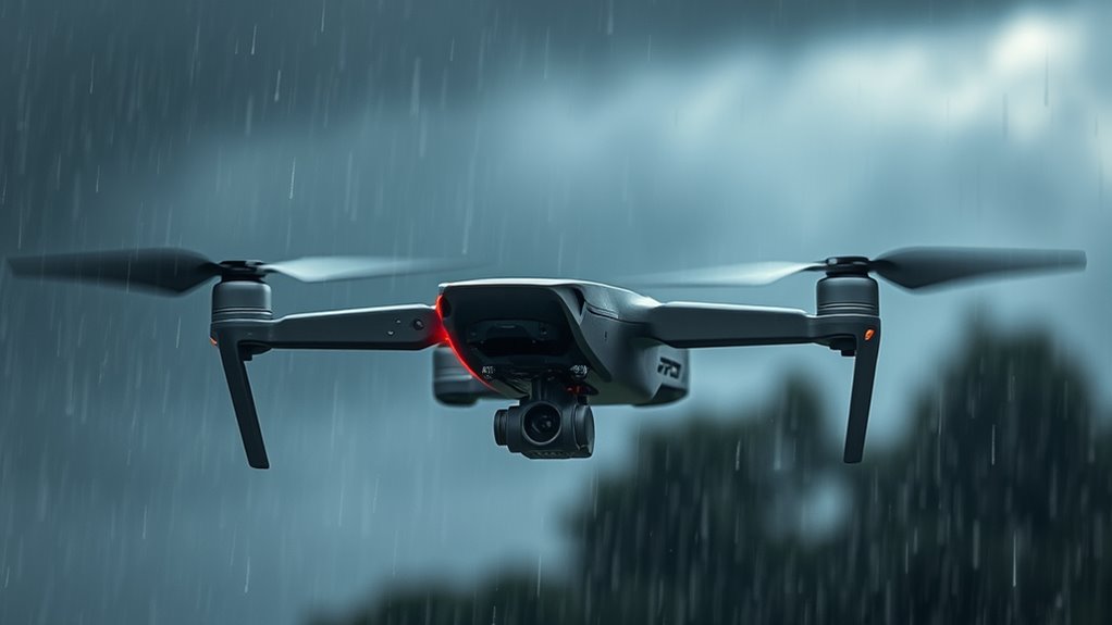 water damage harms drone electronics