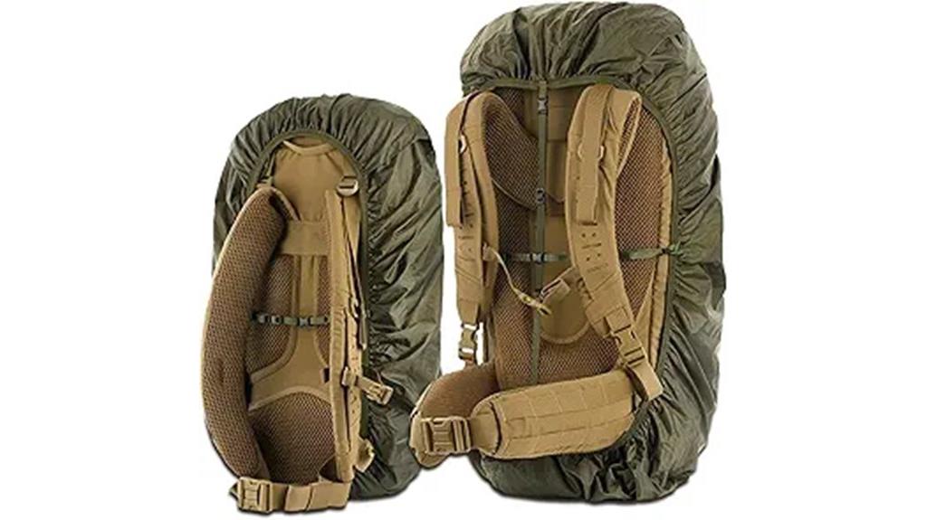 waterproof m tac backpack cover