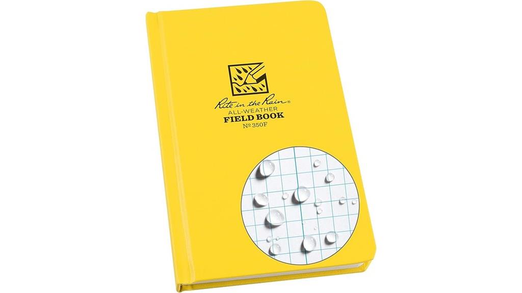 weatherproof notebook with cover