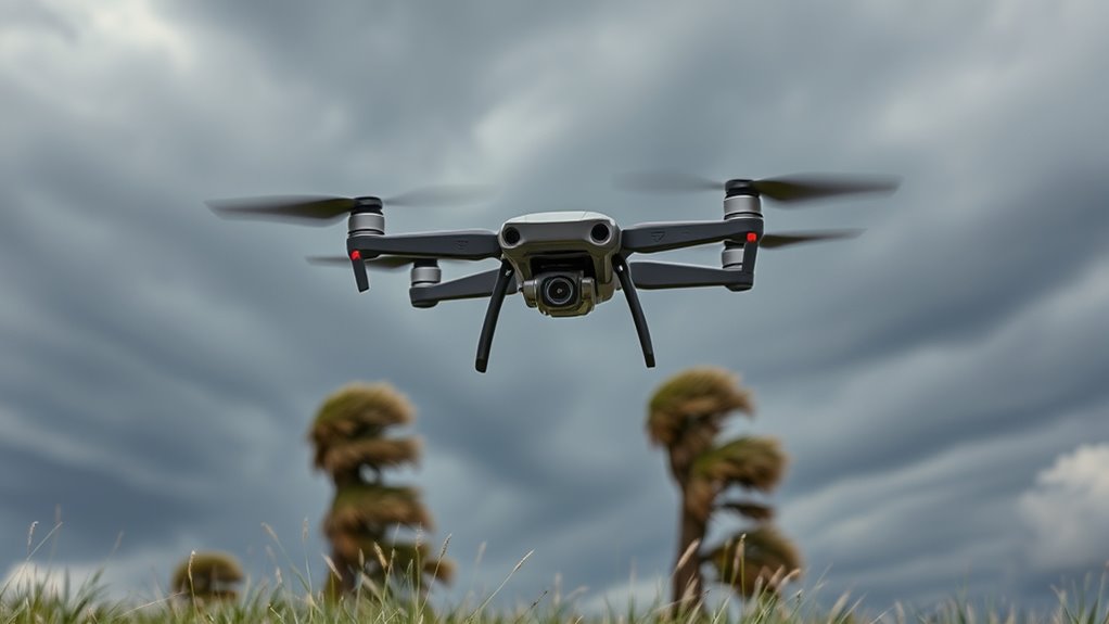 wind resistant drone stability