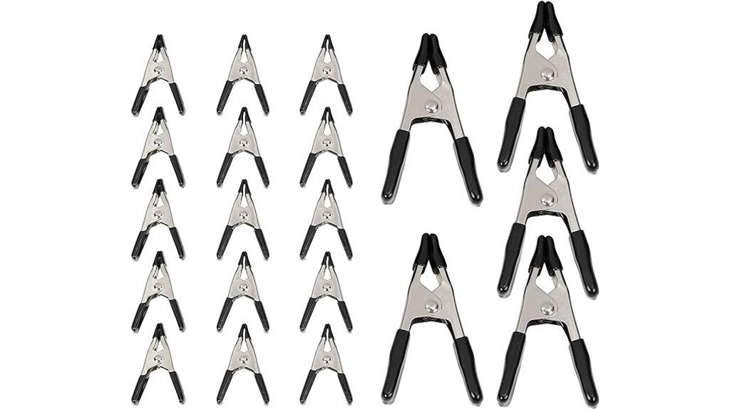 20 piece steel clamp set