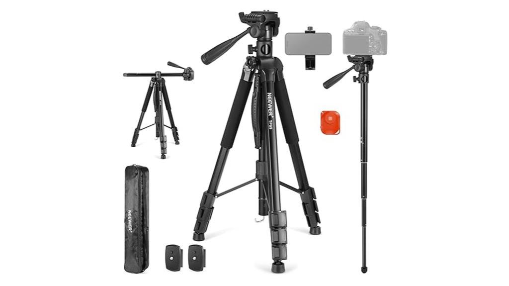 adjustable 74 inch tripod