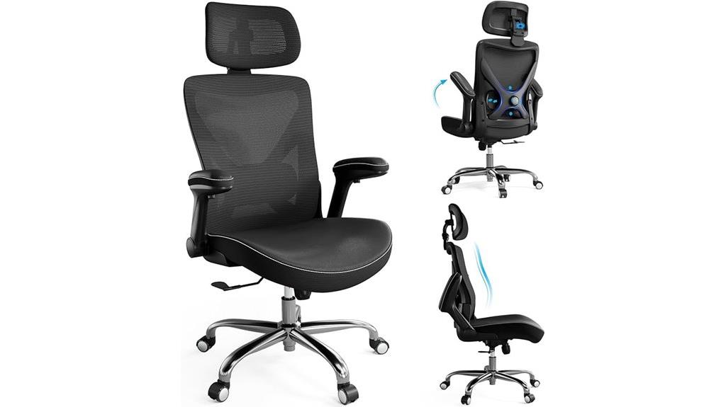 adjustable lumbar support chair
