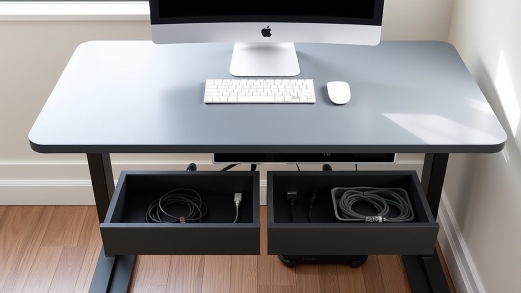 adjustable organized safe workspace