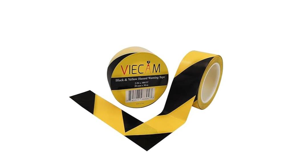 black yellow safety tape