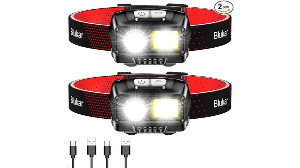 dual rechargeable headlamps