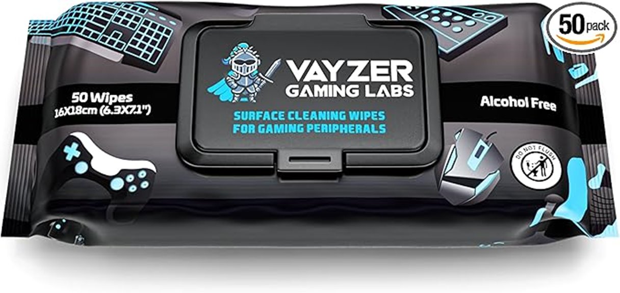 electronic cleaning wipe set