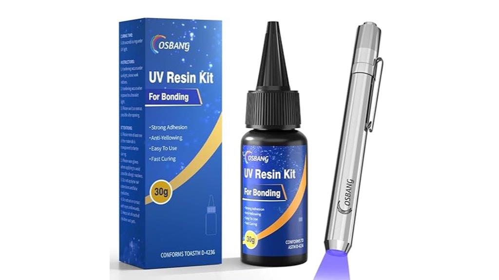 fast uv resin curing kit