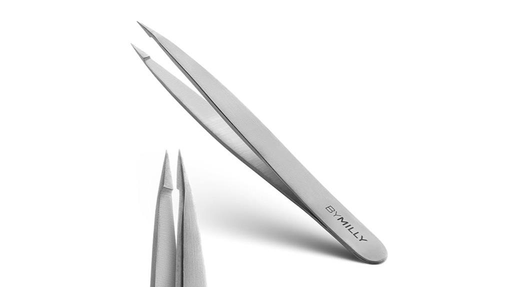 fine point stainless tweezers
