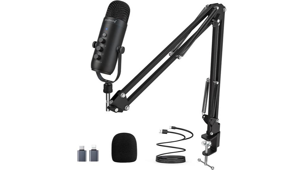 gaming microphone with accessories