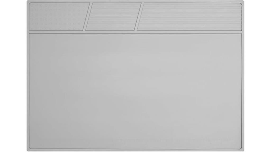 grey silicone soldering mat