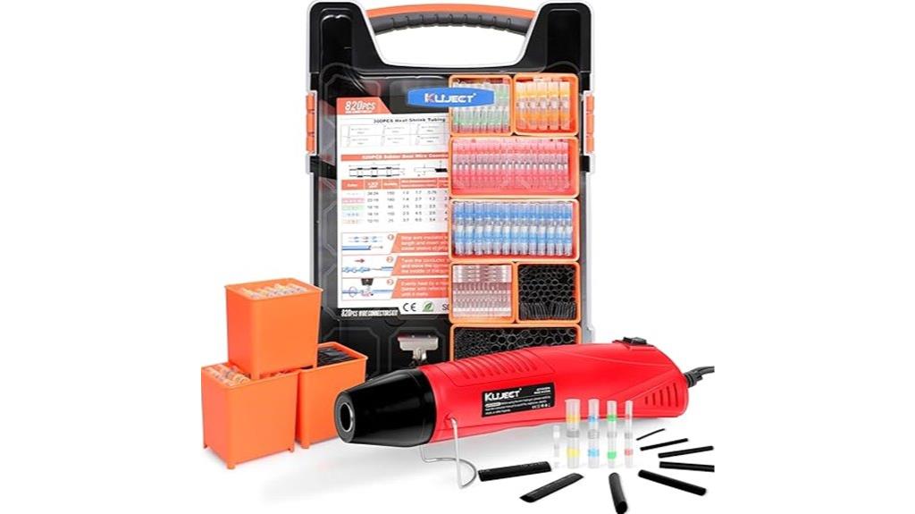 heat gun with connectors