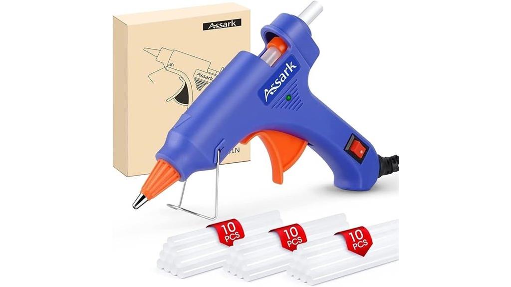 hot glue gun with sticks