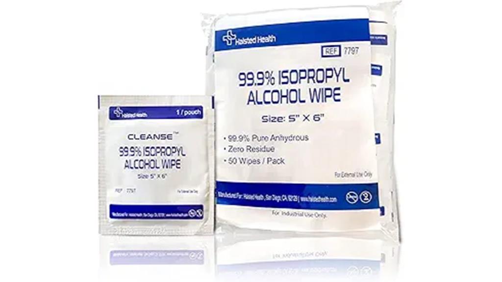 isopropyl alcohol wipes