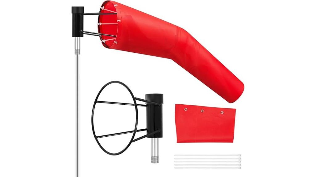 large airport windsock frame