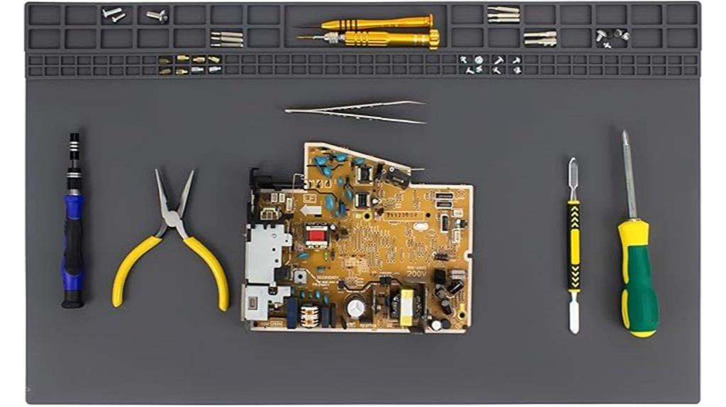large silicone soldering mat