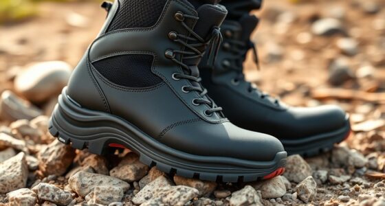 lightweight protective field boots