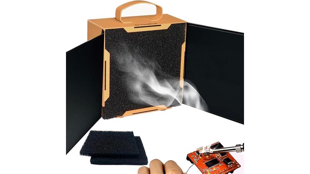 magnetic flap solder extractor