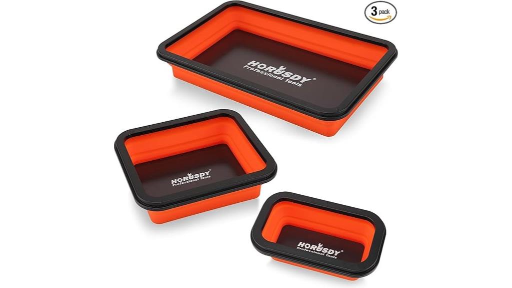 magnetic parts tray set