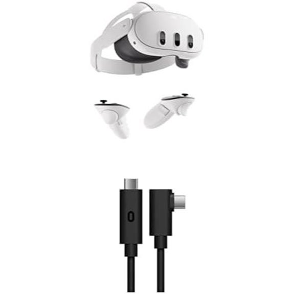 Meta Quest 3 512GB VR Headset & Link Cable Bundle