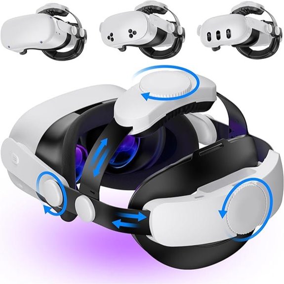 Kawaye Meta Quest 2/3 VR Head Strap with Support