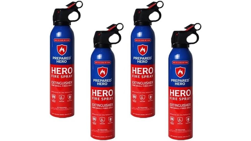 mini fire extinguisher set