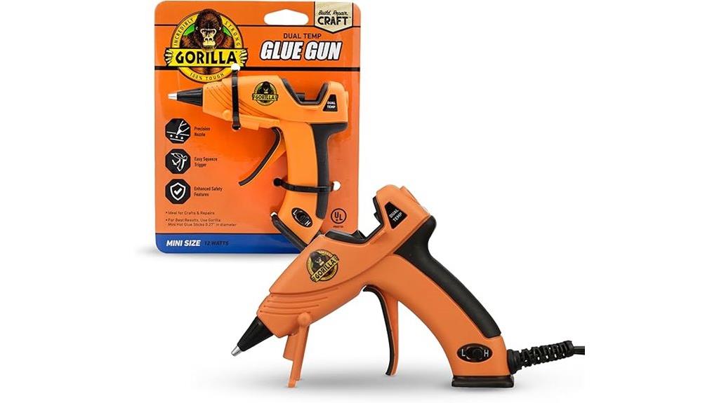 mini gorilla hot glue gun