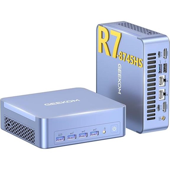 GEEKOM AX8 Max Mini PC with Ryzen 7