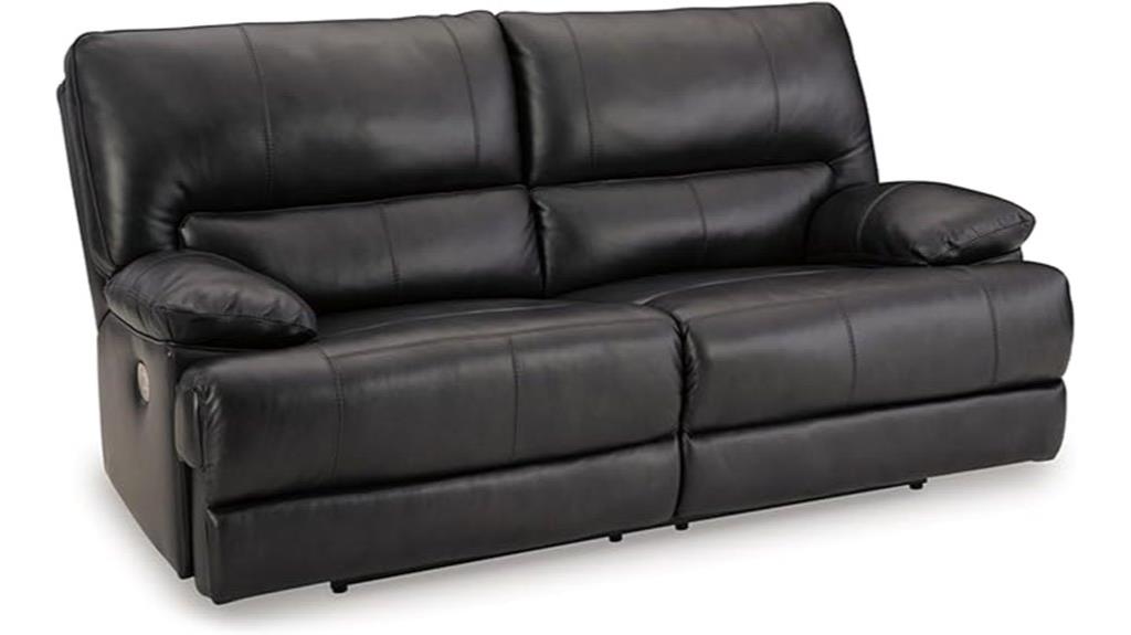 modern leather recliner