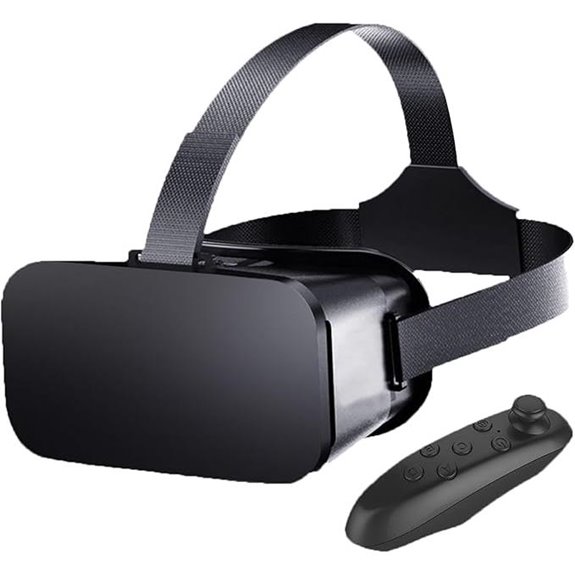 VR Headset for Phone with Controller & Adjustable Lenses