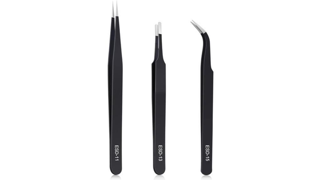 precision stainless steel tweezers