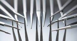 precision tweezers for detail