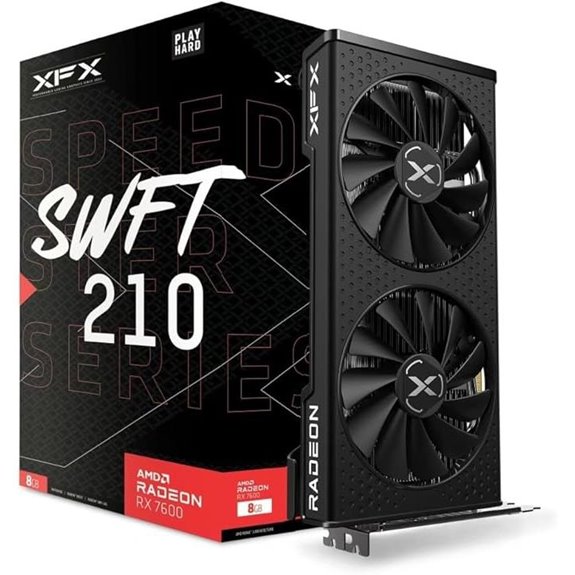 XFX Radeon RX 7600 Graphics Card with 8GB GDDR6