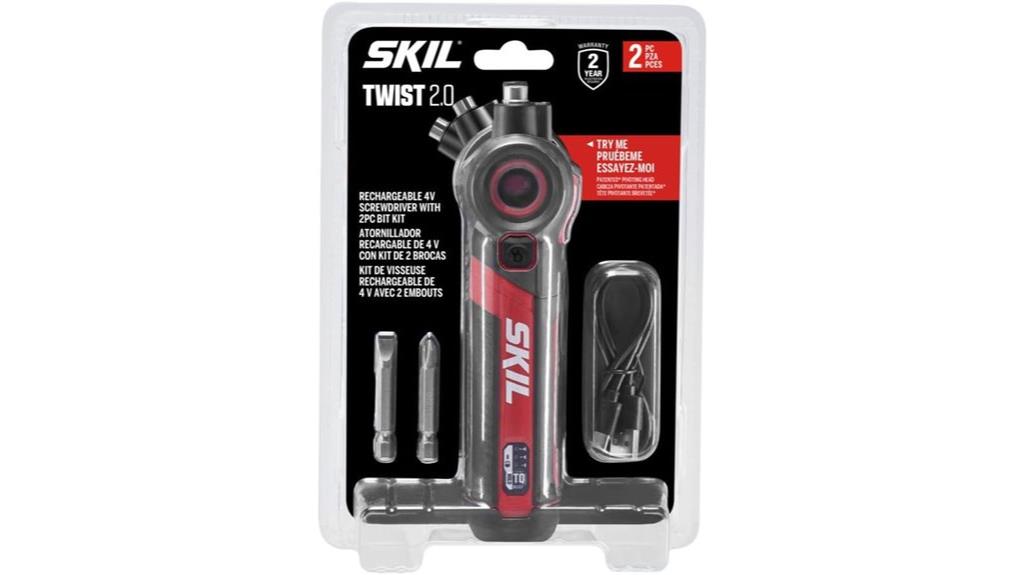 rechargeable 4v screwdriver