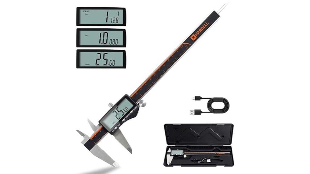 rechargeable stainless steel caliper