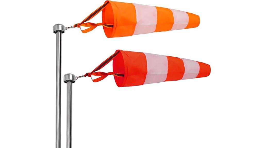 reflective windsock outdoor flags