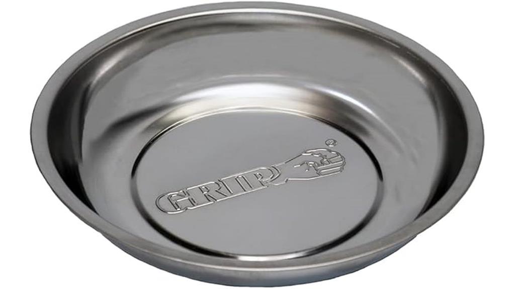 six inch stainless tray