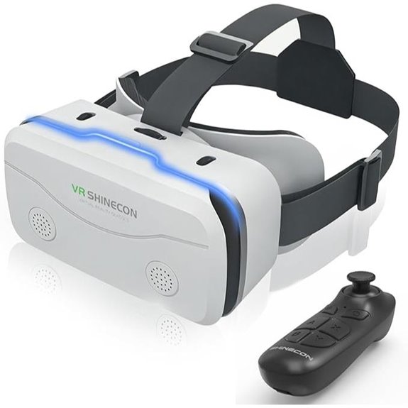 VR Headset for Smartphones with Bluetooth Controller