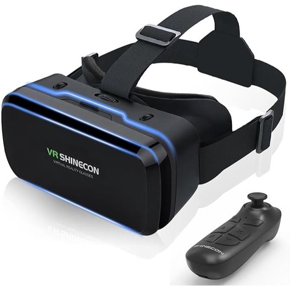 VR Smartphone VR Headset with Bluetooth Controller