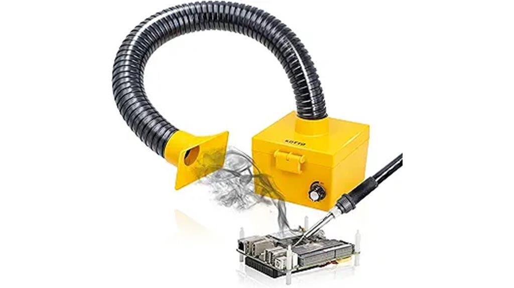 smoke absorber for soldering