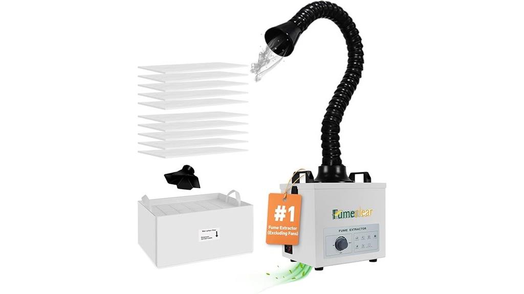 solder fume 3 stage filtration