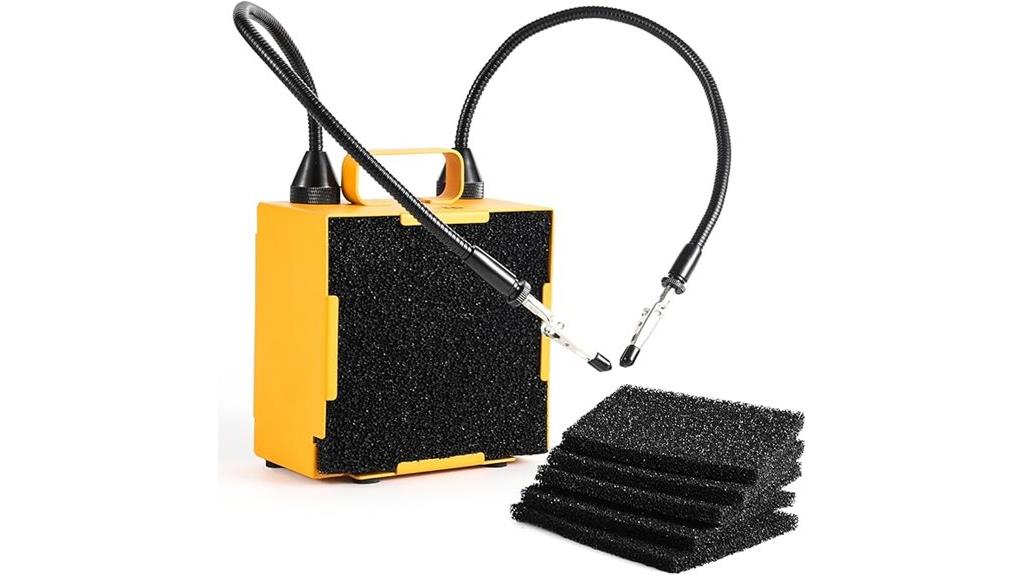 solder fume extractor set