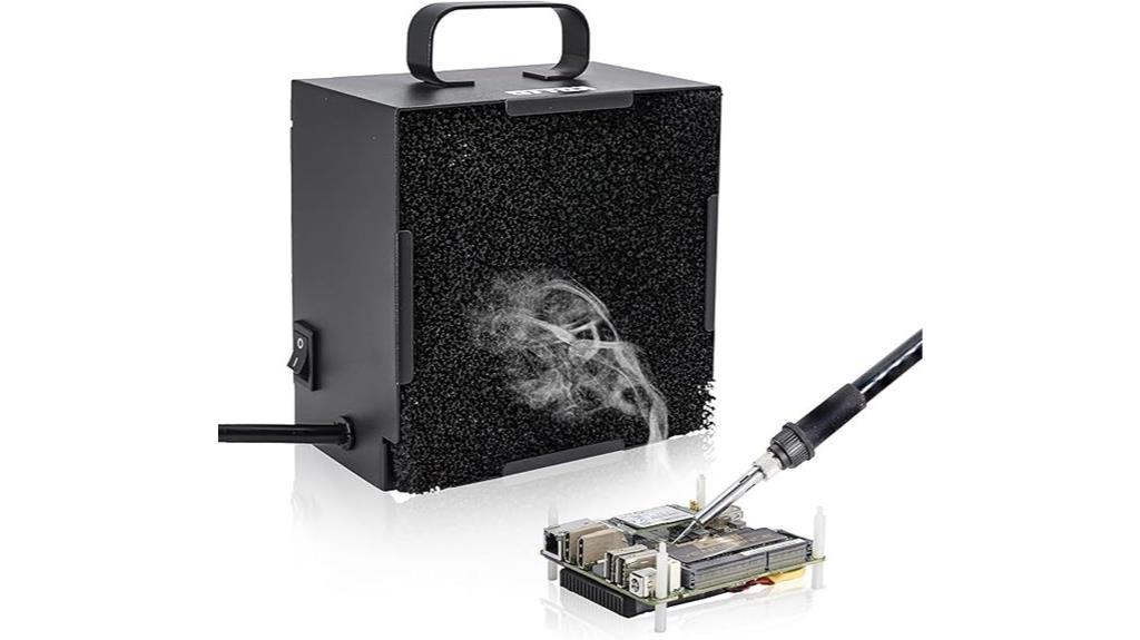 solder smoke absorber device