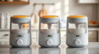 temperature controlled baby formula dispensers