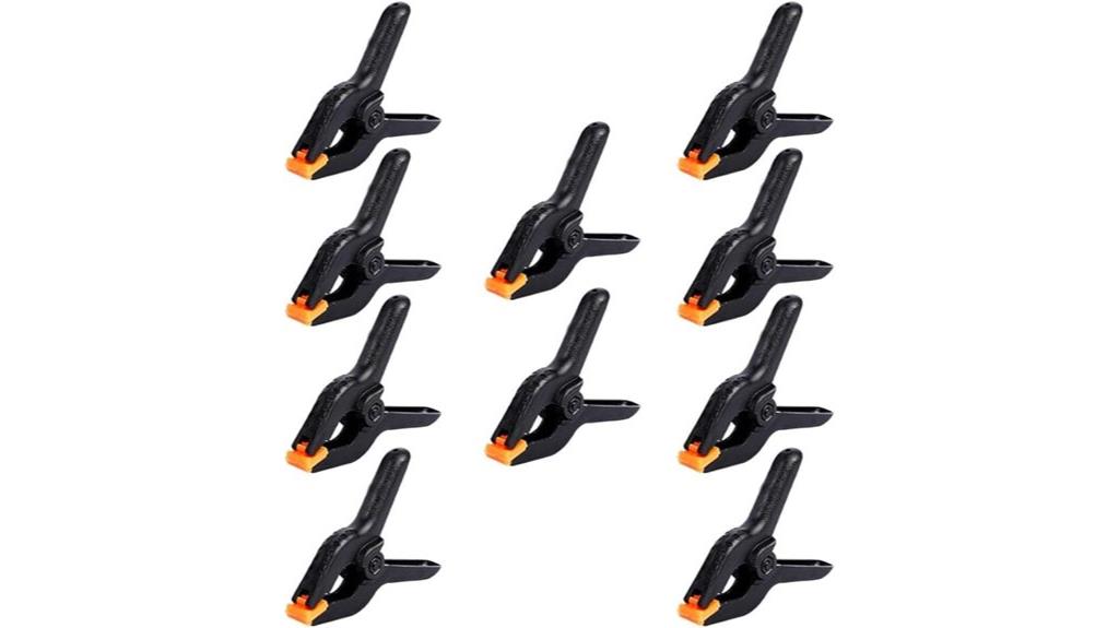 ten pack heavy duty clamps