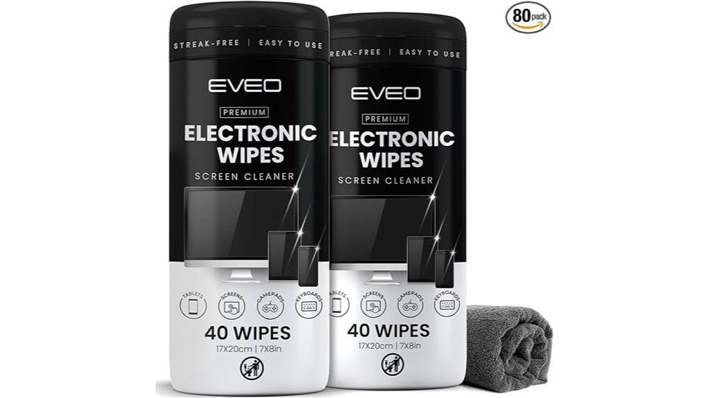 two pack electronic wipes