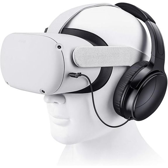 SARLAR VR Gaming Headphones for Quest 2/3 with Accessories