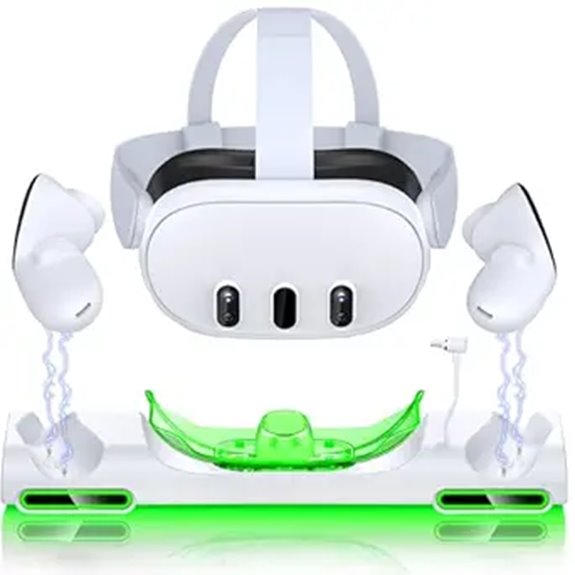 Meta Quest 3 VR Charging Dock with Batteries